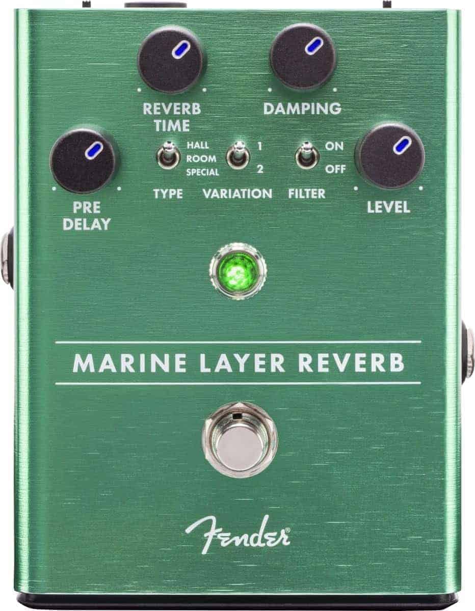 Pedal de Reverb Fender Marine Layer, Accesorios para