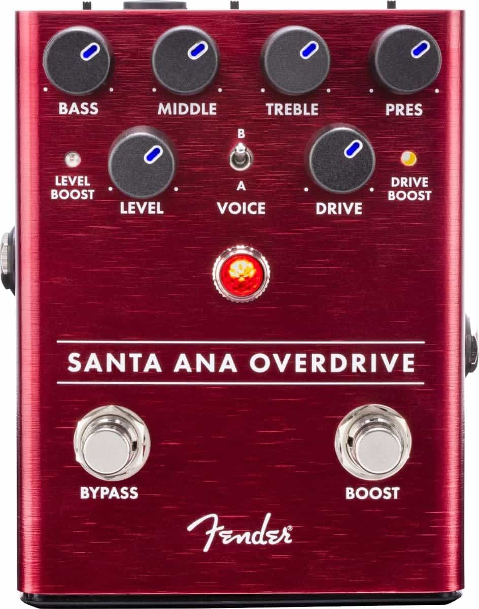 Pedal de Overdrive Fender Santa Ana, Accesorios para