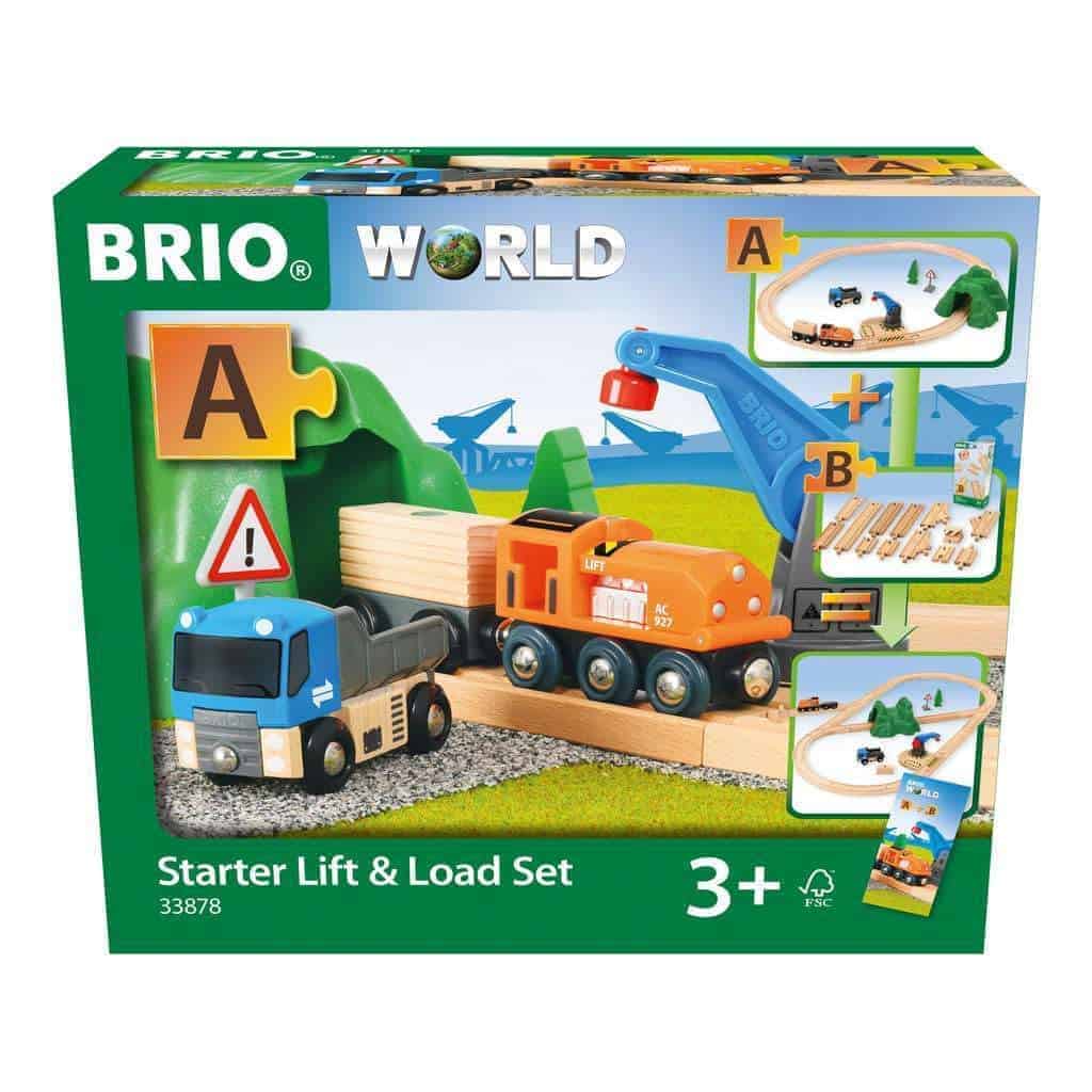 Conjunto de Tren de Juguete de Madera BRIO Starter