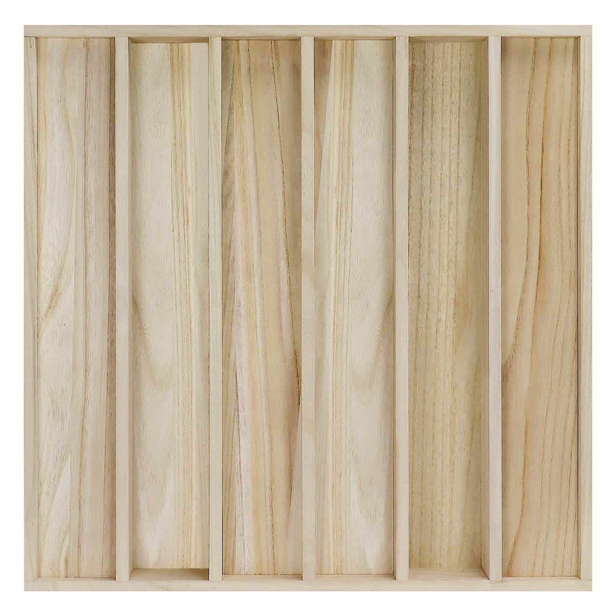 BXI Panel de Difusor de Sonido de Madera - 24 X 24 X 2.8
