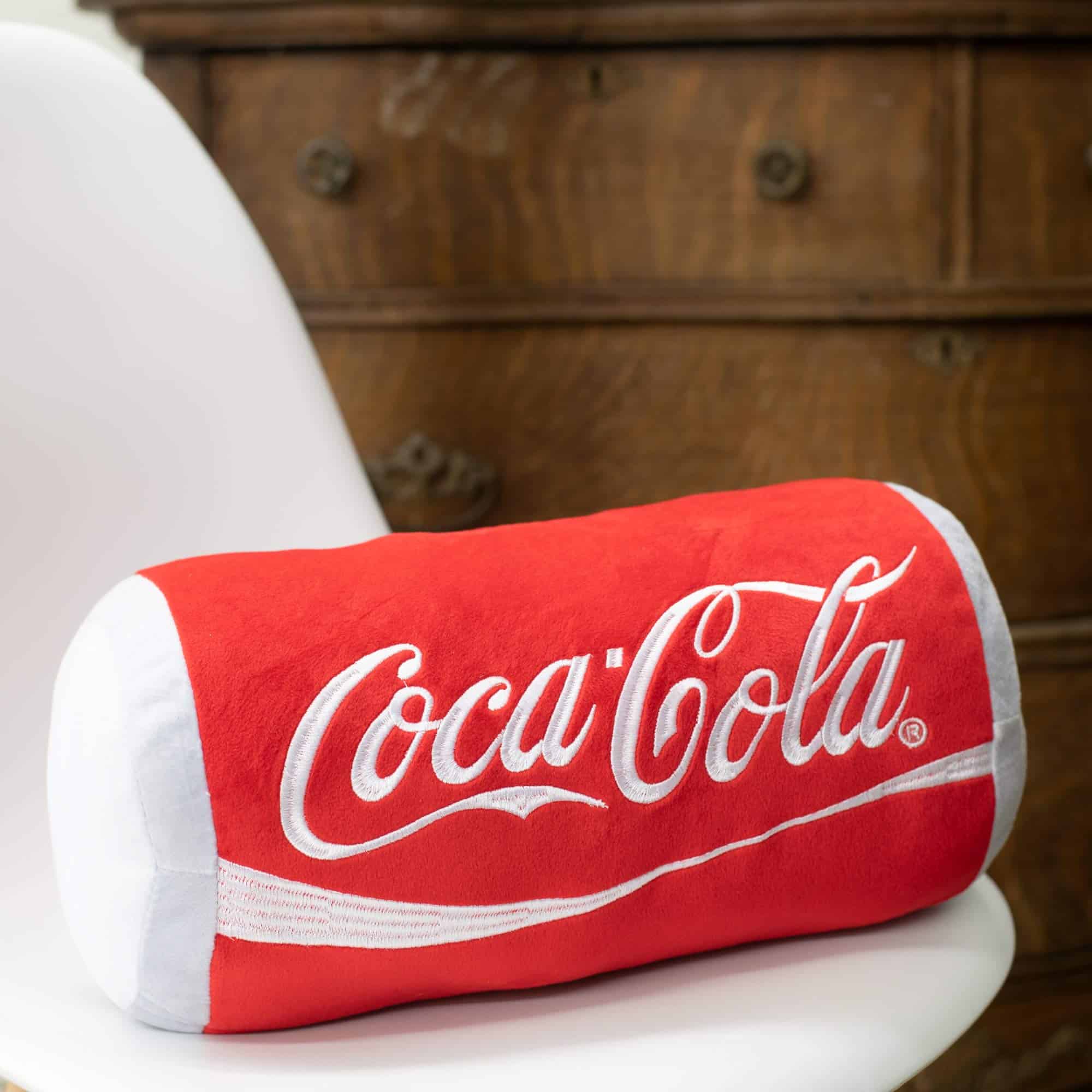 Almohada de Plush de Poliéster Coca-Cola Roja 8 x 13 - Imagen 3
