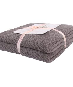 Manta de Lana Adory Sweety Moss Stitch Suave para Sofá