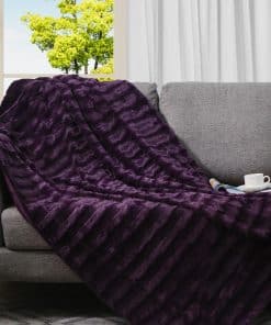 Manta de piel sintética Cheer Collection - Manta suave para