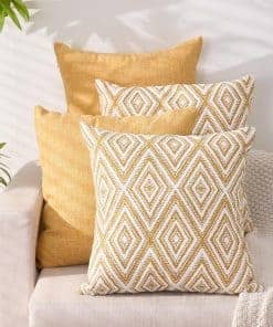 Juego de 4 Fundas de Cojín Decorativas con Diseño