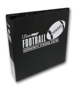 Álbum de fútbol Ultra Pro 3" negro Paquete de 3