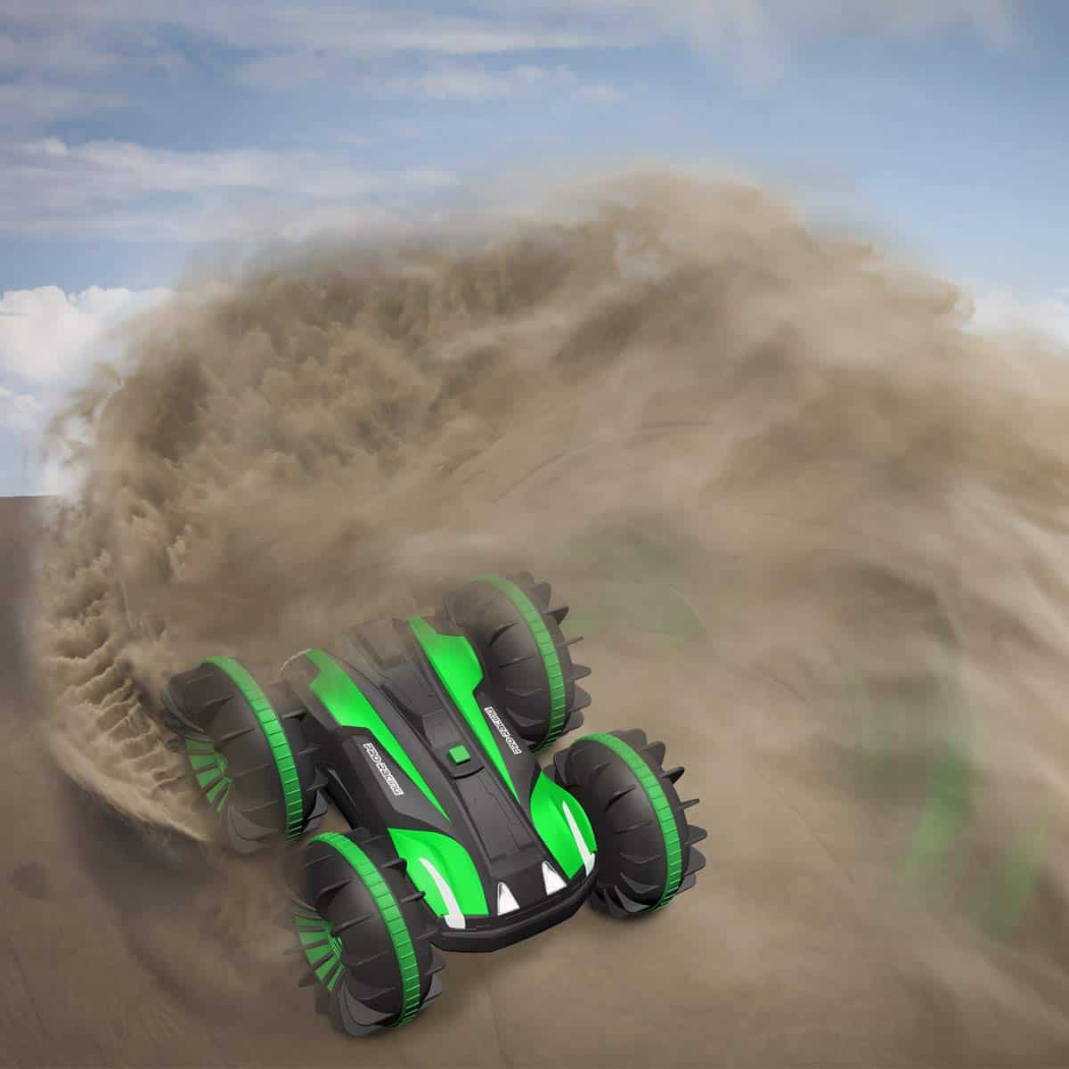 Coche Barco Anfibio de Control Remoto para Niños de 6-12 - Imagen 8