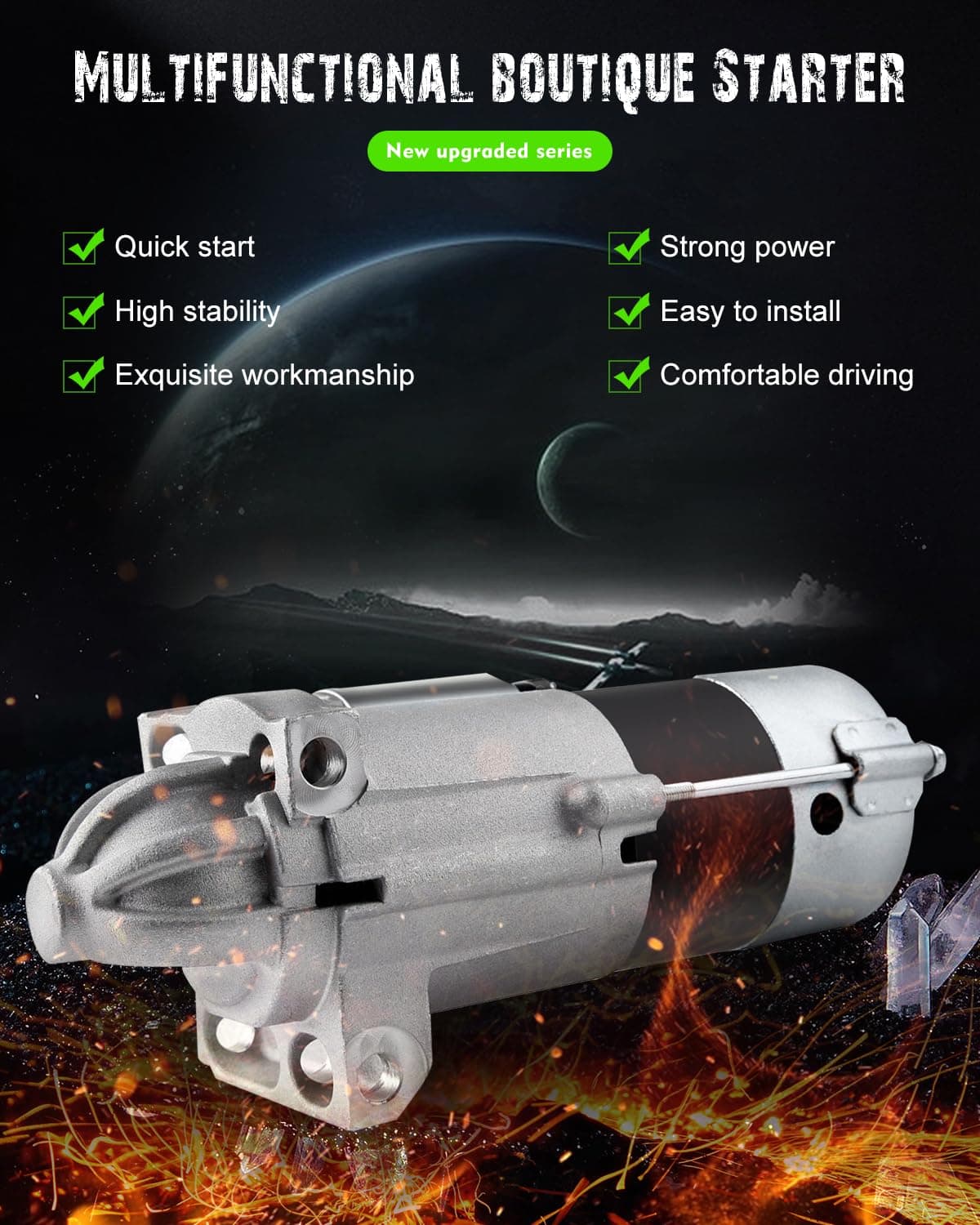 Arrancador SCITOO 6492N Nuevo Compatible con Chevrolet LS - Imagen 3