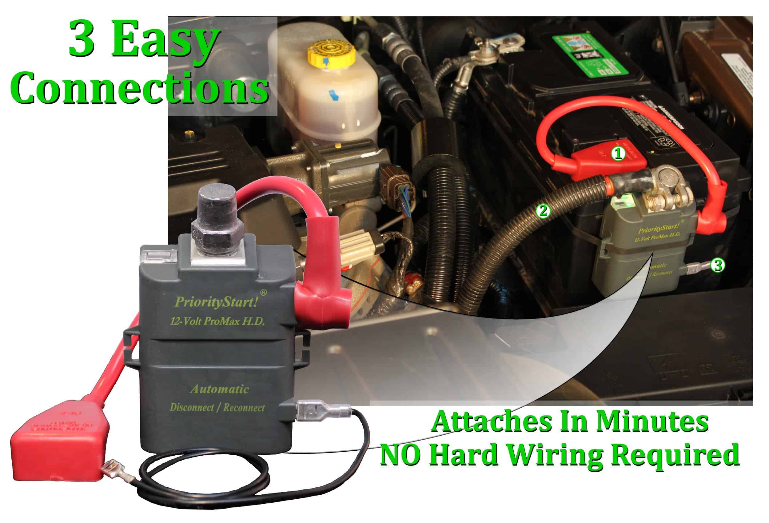 Protector de Arranque de Batería de Vehículo PriorityStart! - Imagen 3