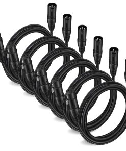 Cables XLR Moukey 10ft XLR 10 Pies Cable de Micrófono Macho