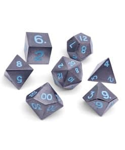 Set de 7 dados poliédricos de metal Spellbound por Norse