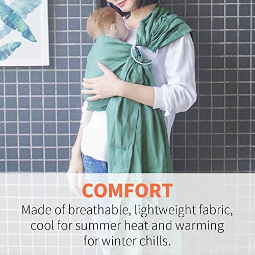 Fular Portabebés Vlokup Baby Ring Sling, Fular Portador de - Imagen 4