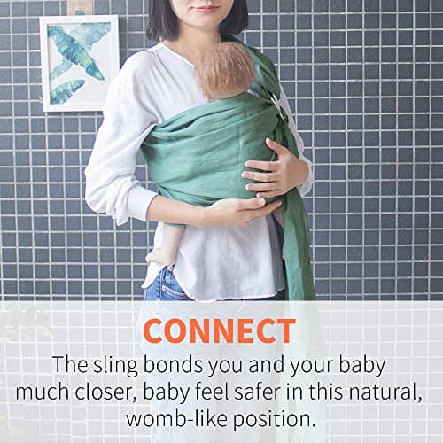 Fular Portabebés Vlokup Baby Ring Sling, Fular Portador de - Imagen 5