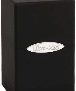 Caja de cartas Ultra Pro Satin Tower | Negro | Paquete de 2