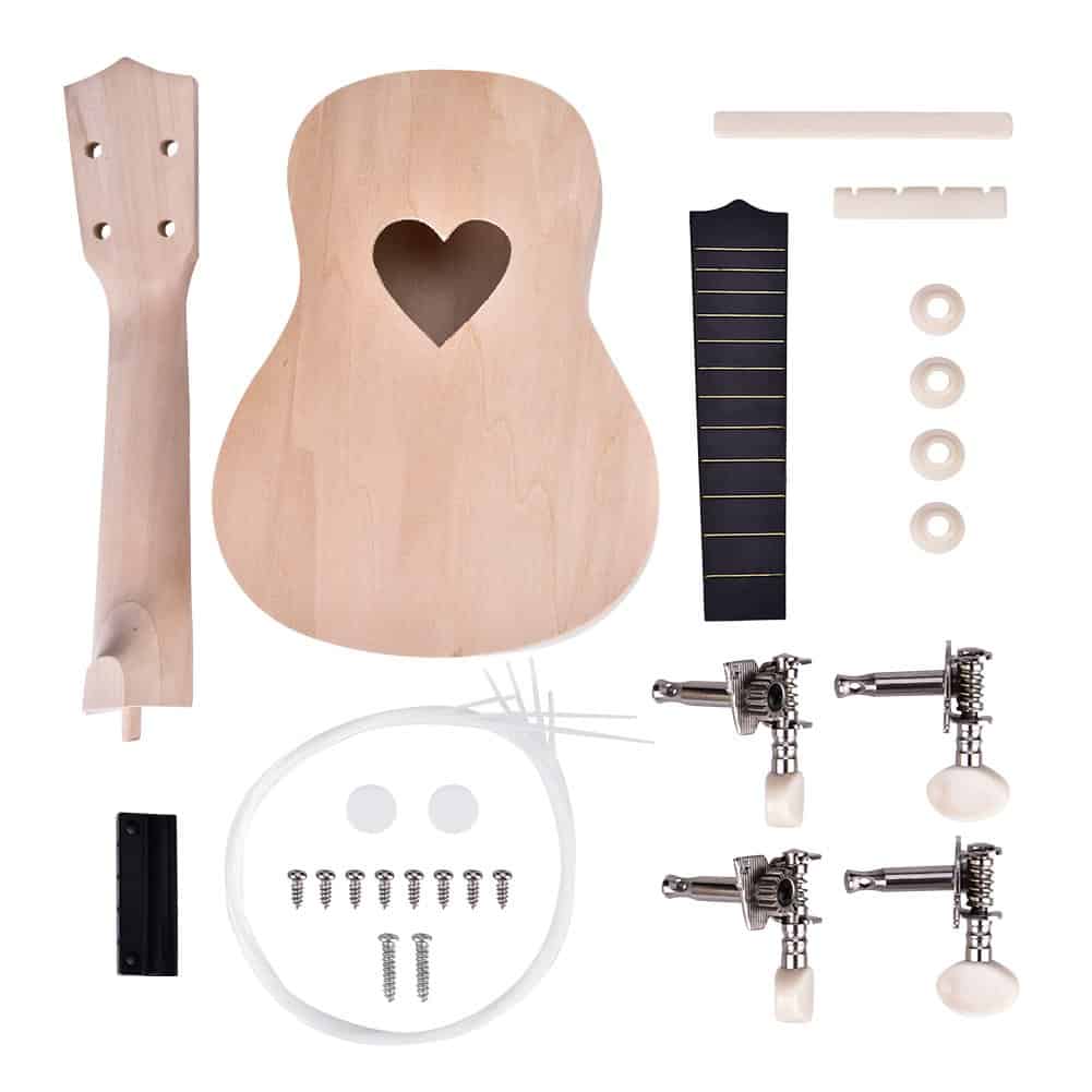 Kit de Ukulele DIY, Haz Tu Propio Ukulele de 21 Pulgadas de