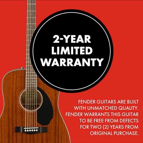Guitarra Acústica Fender CD-60S con Garantía de 2 Años, - Imagen 7