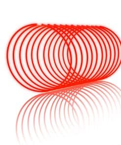 Glow Fever Glow Sticks Bulk 100ct 22'' -Rojo