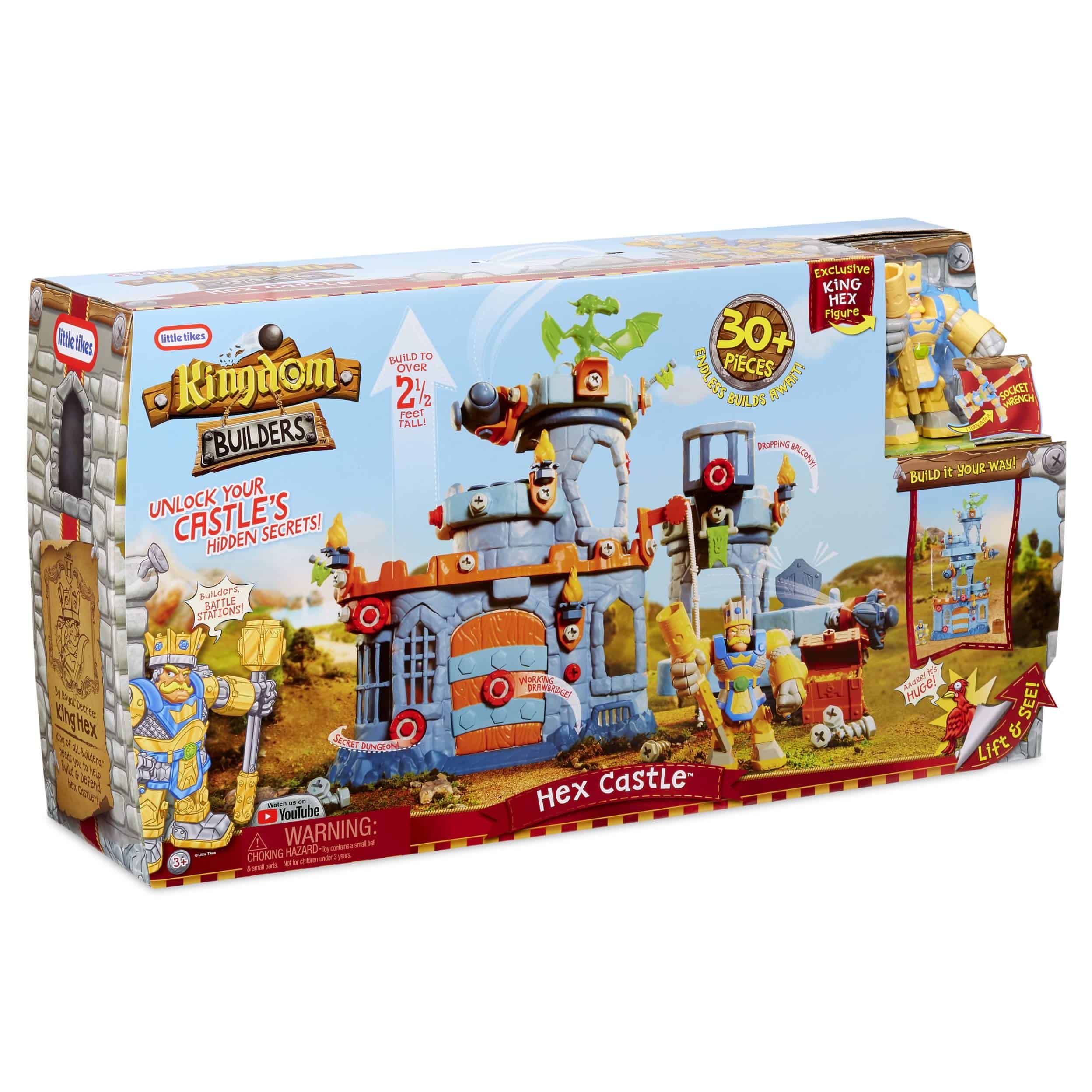 Little Tikes Kingdom Builders - Castillo Hex, Multicolor - Imagen 7