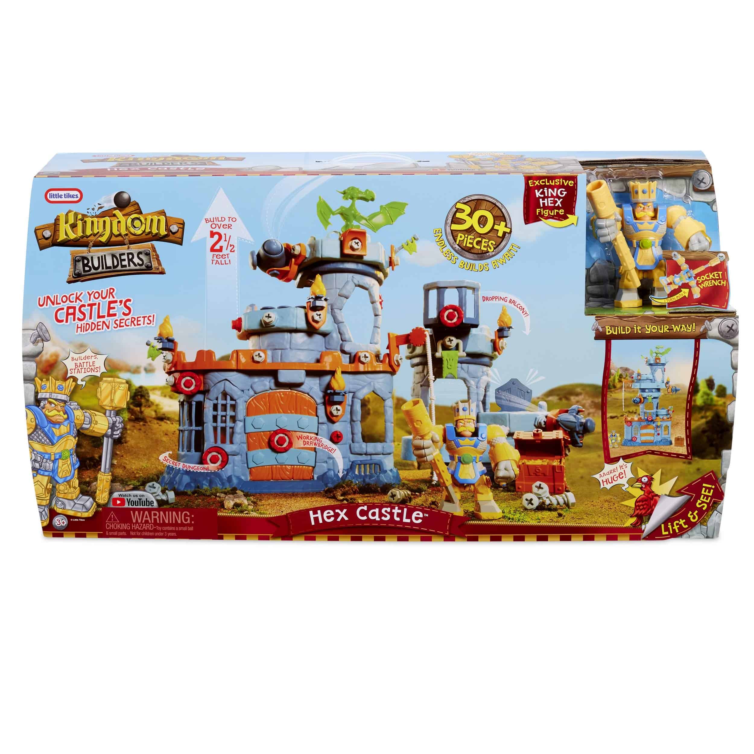 Little Tikes Kingdom Builders - Castillo Hex, Multicolor - Imagen 6