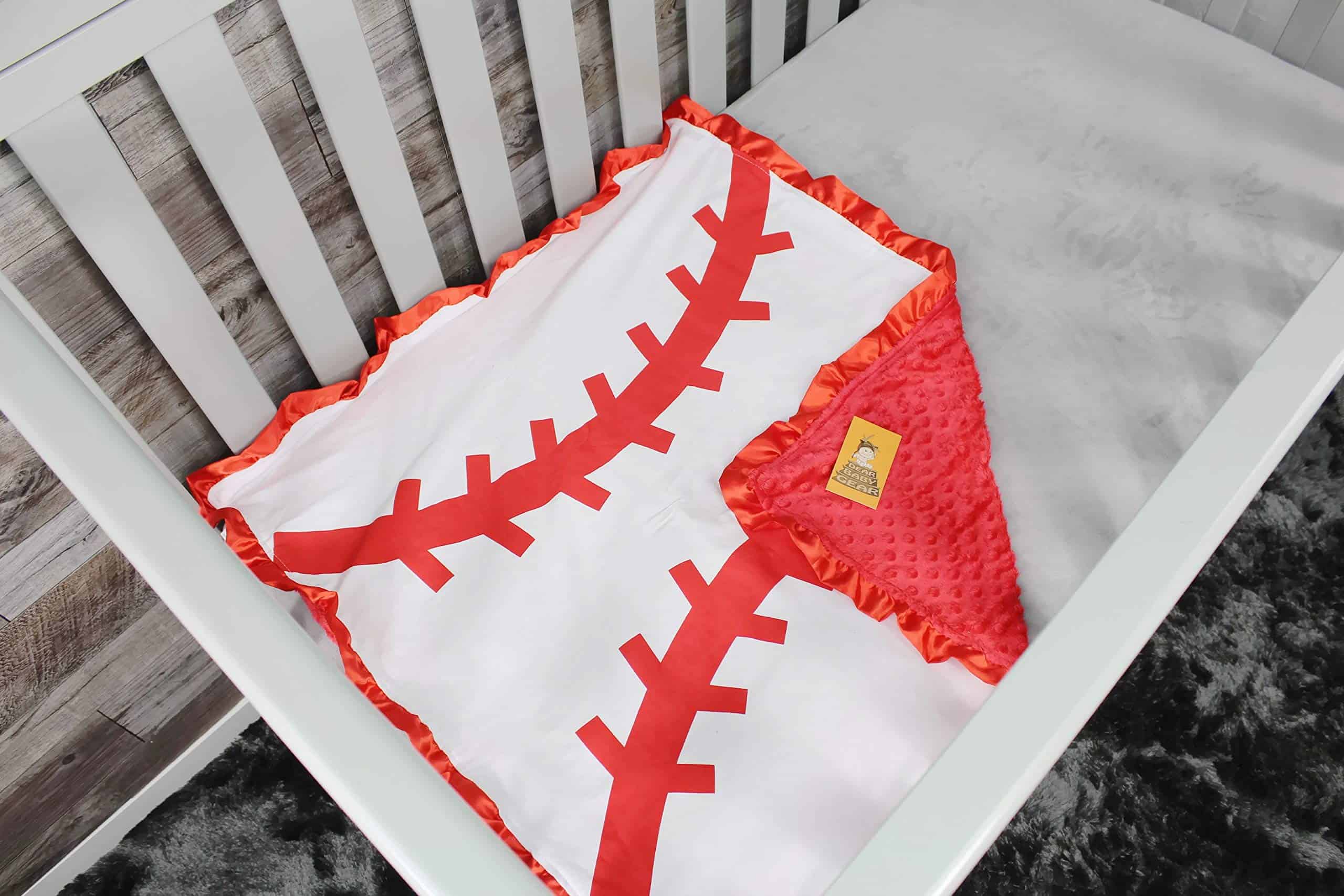 Cobijas para Bebé Dear Baby Gear, Estampado de Béisbol en - Imagen 3