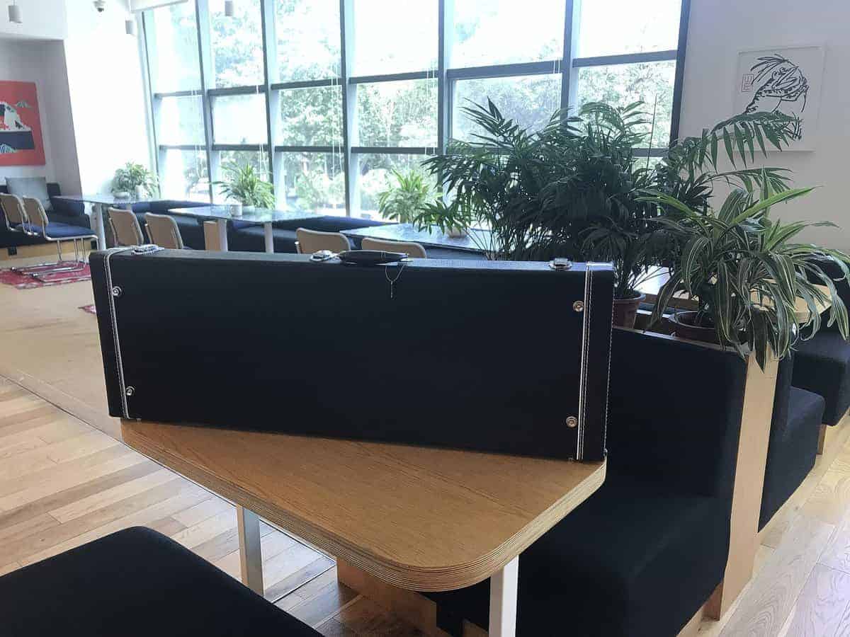 Estuche rígido cuadrado para guitarra eléctrica de alta - Imagen 4