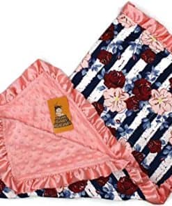 Manta de lujo con estampado floral de Dear Baby Gear -