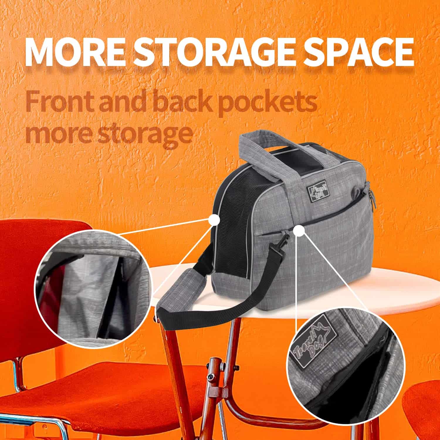 Mochila Transportadora para Perros All For Paws y Gatos - Imagen 3