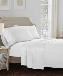 Juego de Sábanas Blancas Casabolaj Diseñado para Soñar 4