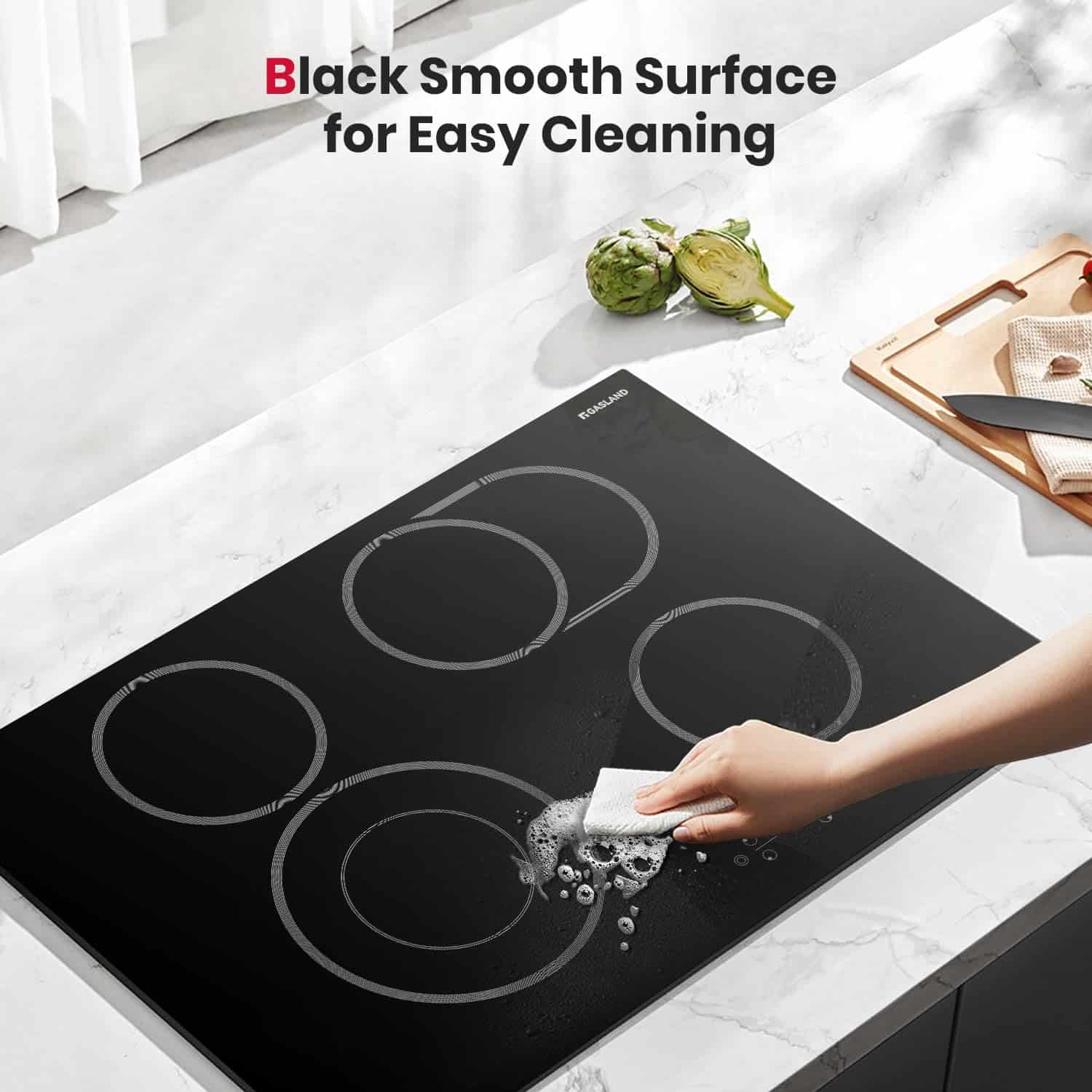 GASLAND Chef Electric Cooktop 30 Inch, Electric Radiant - Imagen 6