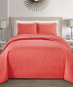 Juego de Colcha de Cama Sólida Mk Collection, Tamaño Extra