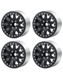 4Pcs Ruedas de Aluminio Beadlock 2.2" Versión Ampliada para