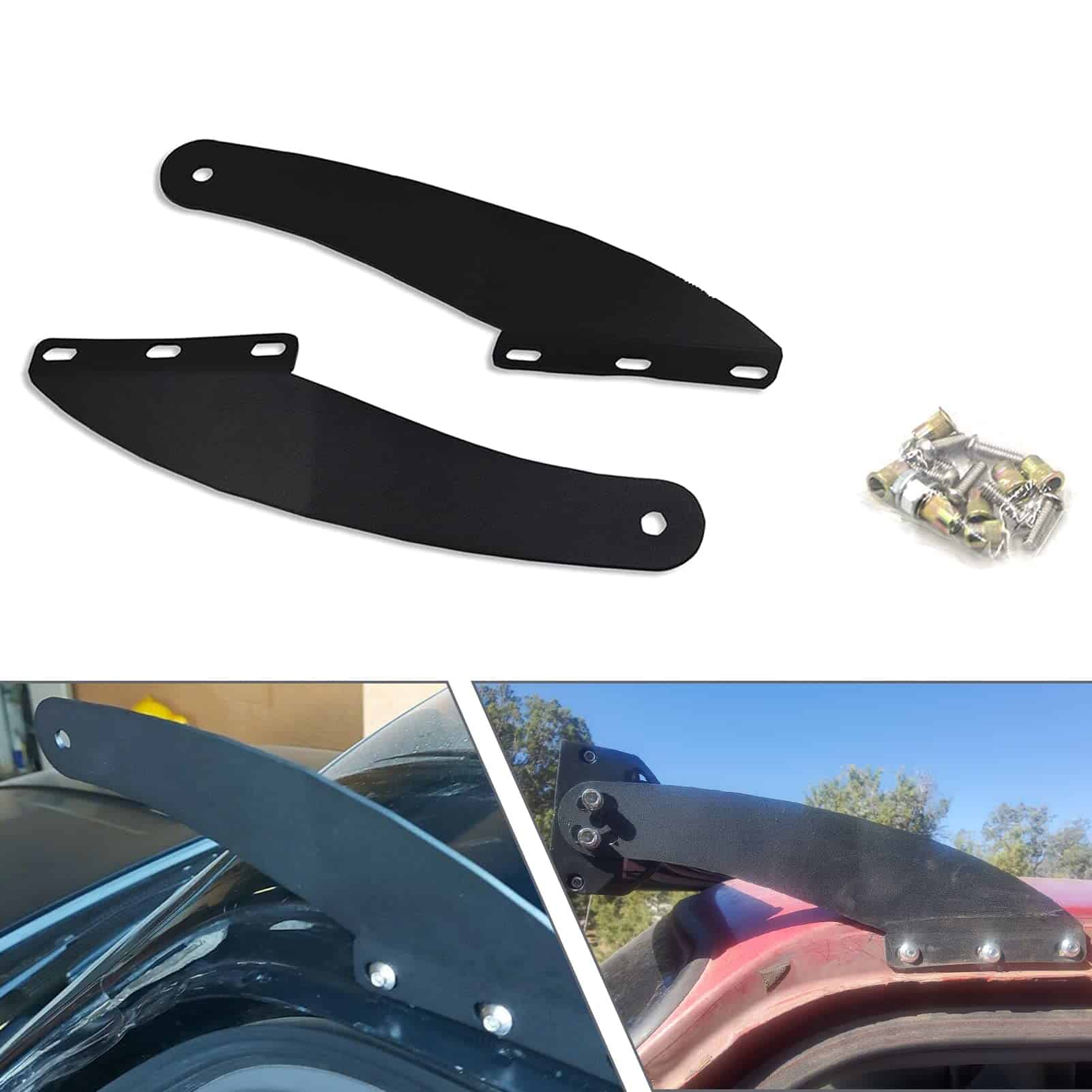 Soportes de Montaje para Barra de Luz LED Curva de Techo