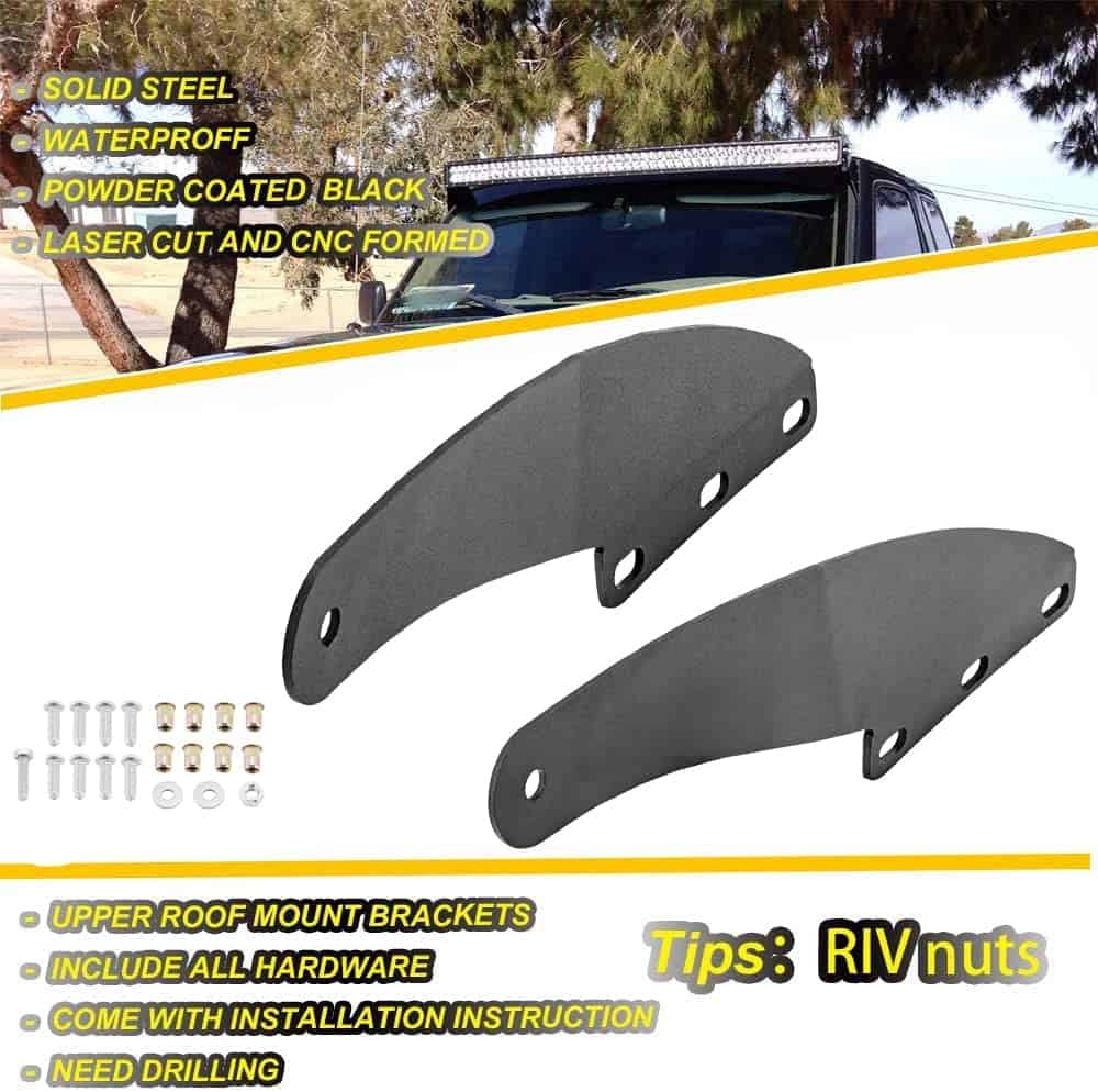 Soportes de Montaje para Barra de Luz LED Curva de Techo - Imagen 4