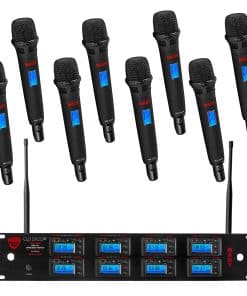 Sistema inalámbrico profesional UHF Nady 8W-1KU HT Octo