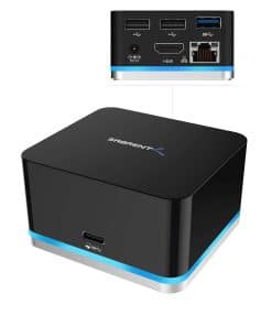 Estación de acoplamiento mini Sabrent de 5 puertos USB tipo