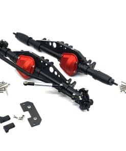 Eje Delantero y Eje Trasero de Aluminio para Crawler RC