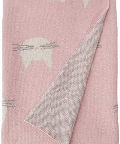 Manta de Bebé Cara de Gato Abbott Collection 91-SNUGGLE-04