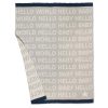 Manta para Bebé Abbott Collection 91-SNUGGLE-07 Hello Baby
