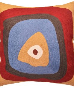 Funda de almohada moderna Kashmir Designs Kandinsky - Funda