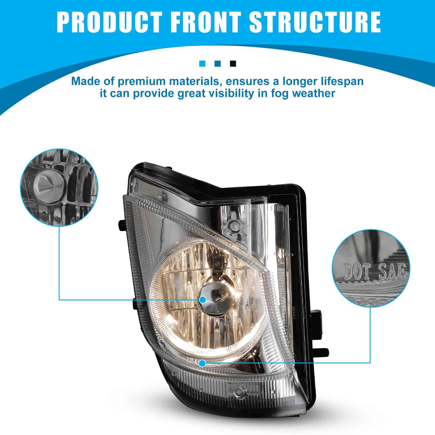 Conjunto de Luces de Niebla CPW Compatible con [2006 2007 - Imagen 4