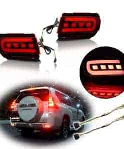 Kit de Luces de Freno y Reflectores Traseros LED Rojos 3D