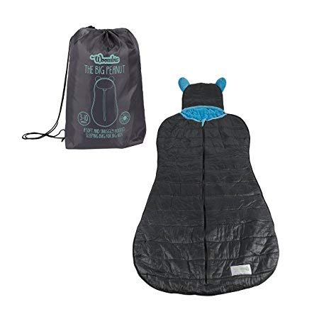 Bolsa de dormir con capucha Woombie Big Peanut forrada con