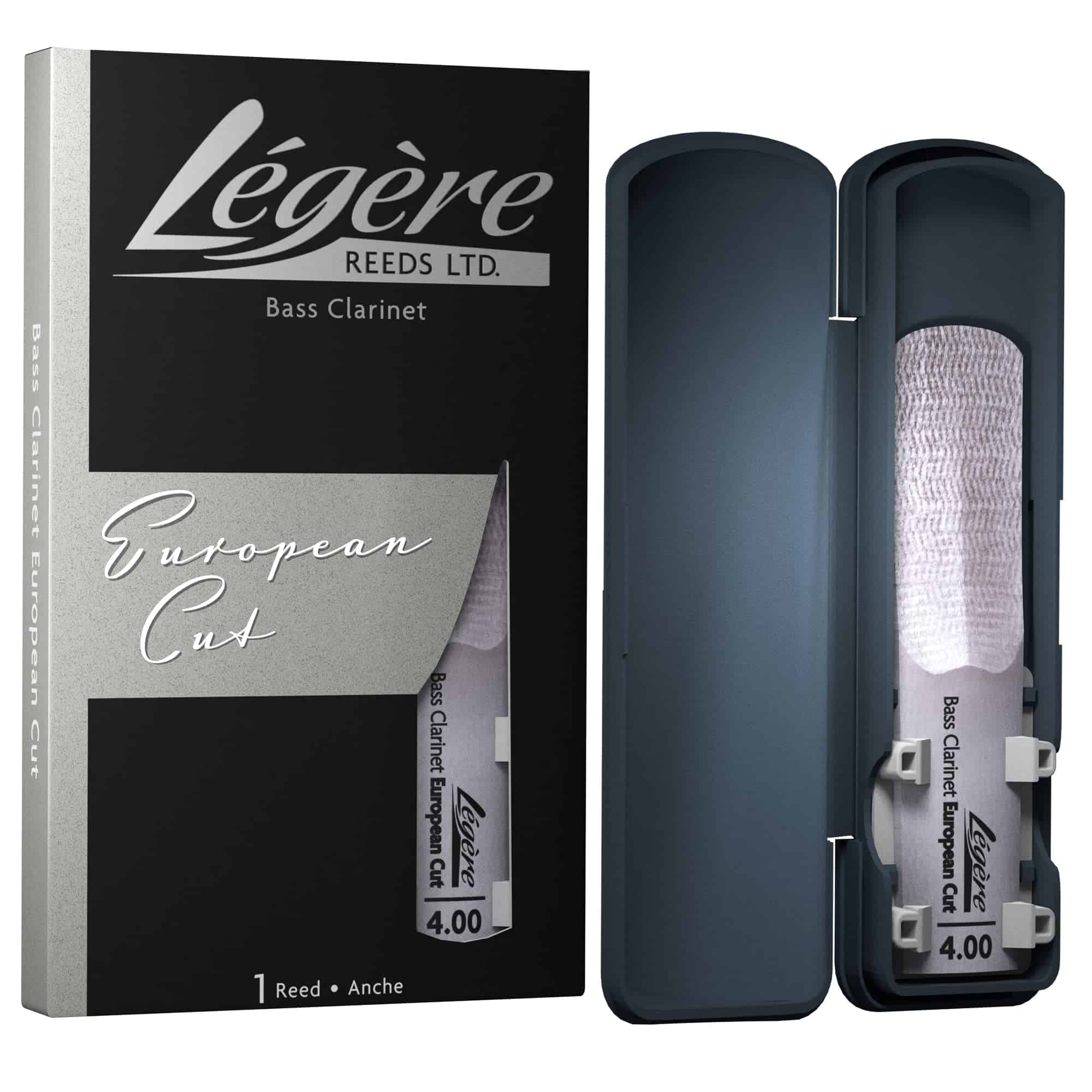 Légère Reeds - Caña de clarinete bajo, corte europeo,