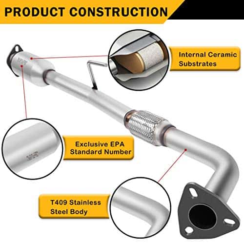 Catalizador Compatible con Camry 2.2L 1997 1998 1999 2000 - Imagen 3