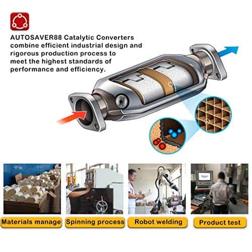 Catalizador Compatible con Camry 2.2L 1997 1998 1999 2000 - Imagen 8