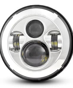 Faros Led Cromados de 7 pulgadas Aprobados por DOT