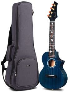 Ukulele Tenor azul Enya EUT-M6 de 26 pulgadas de caoba