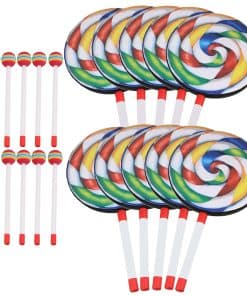 Juego de 10 Palillos de Tambor en Forma de Paleta