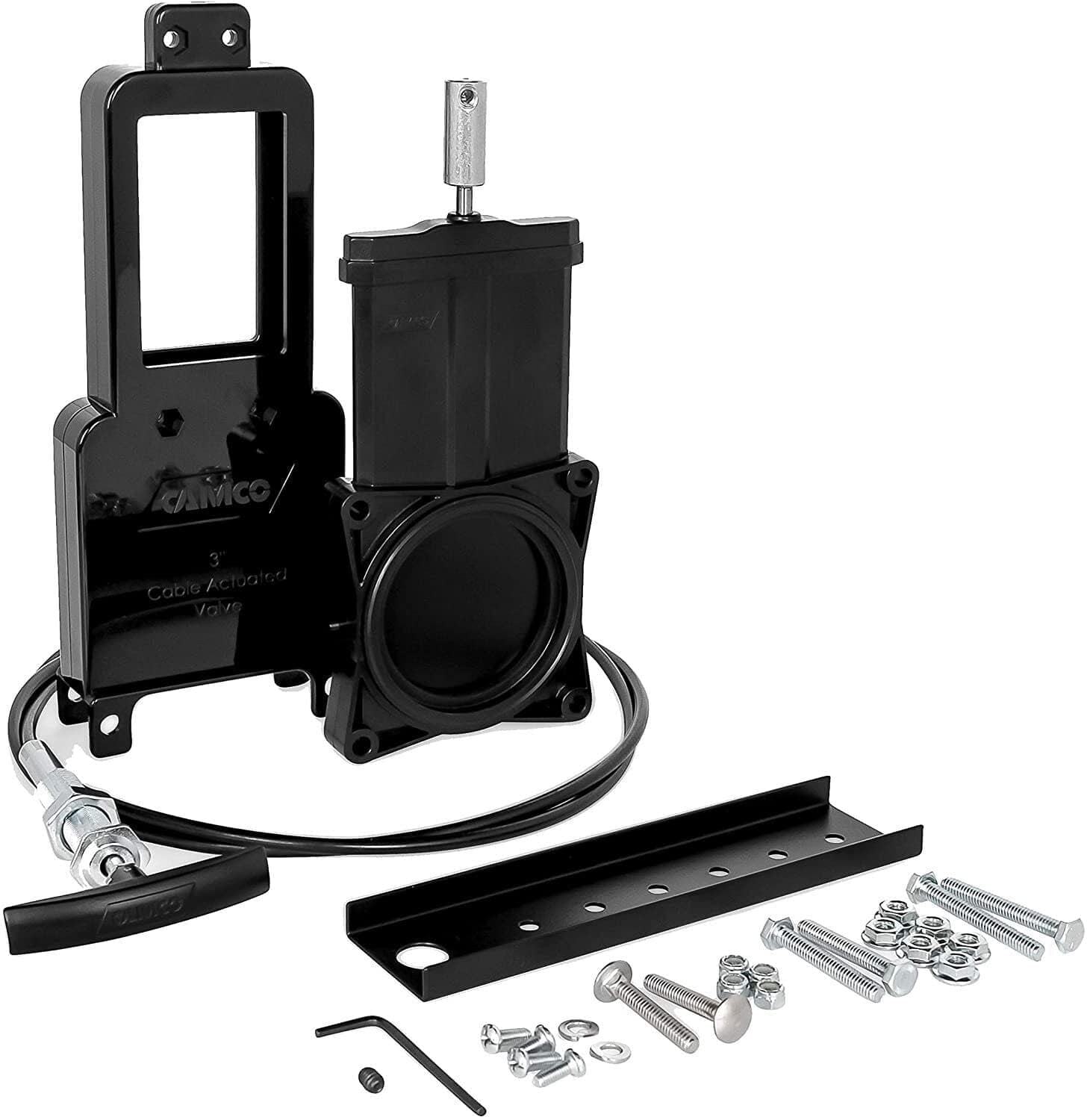 Válvula de desagüe para RV Camco con kit de extensión de