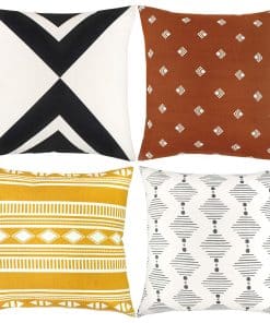 Funda de cojín decorativa bohemia moderna y lujosa de 18" x