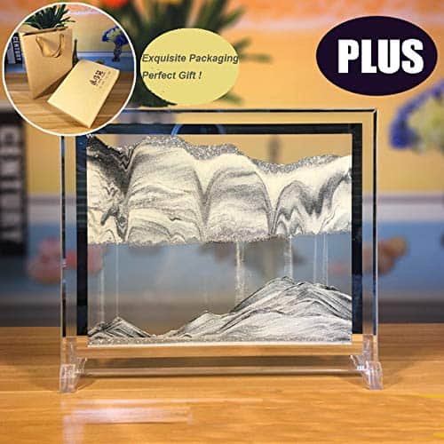 Cuadro de Arte en Movimiento de Arena Profunda del Mar